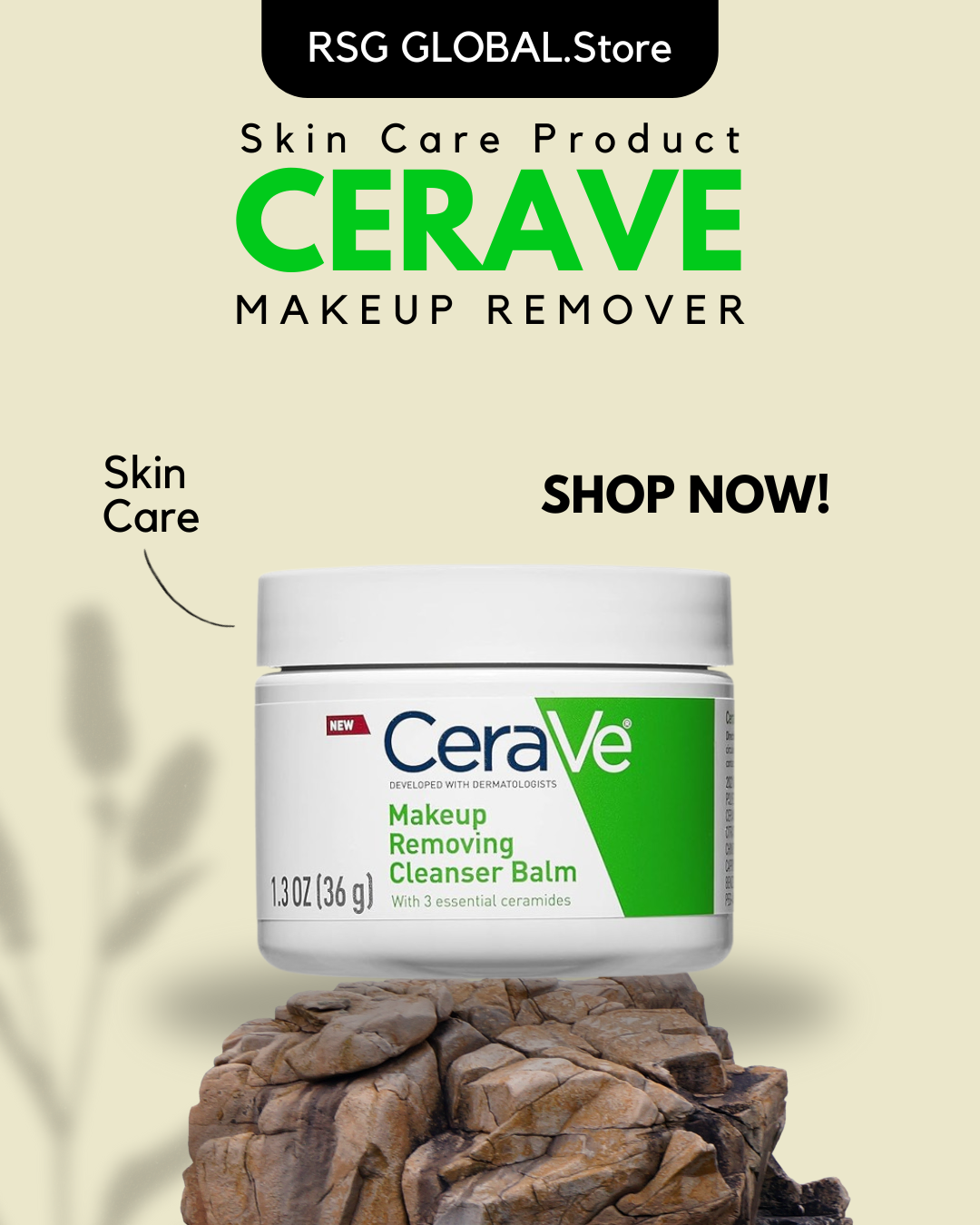 CeraVe Cleansing Balm Hydrating Makeup Remover